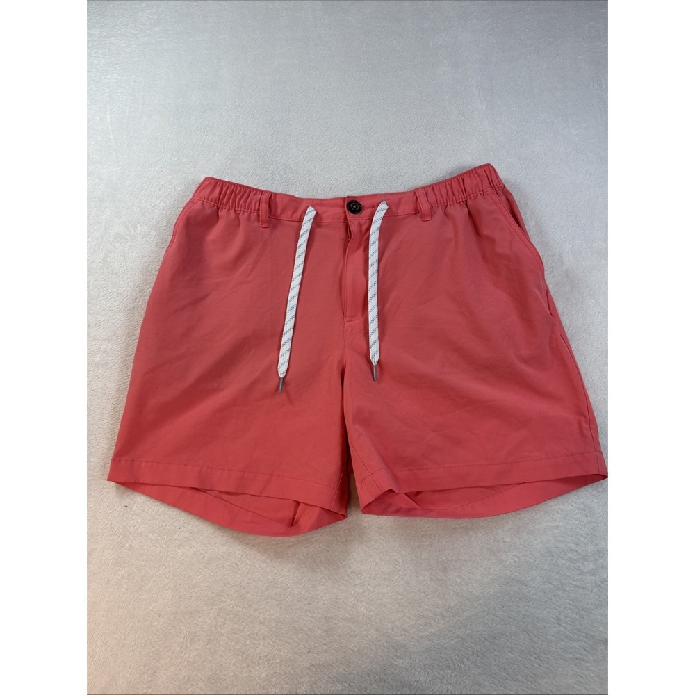 Chubbies Swim Trunks Men's XL Coral Elastic Waist Beach Shorts